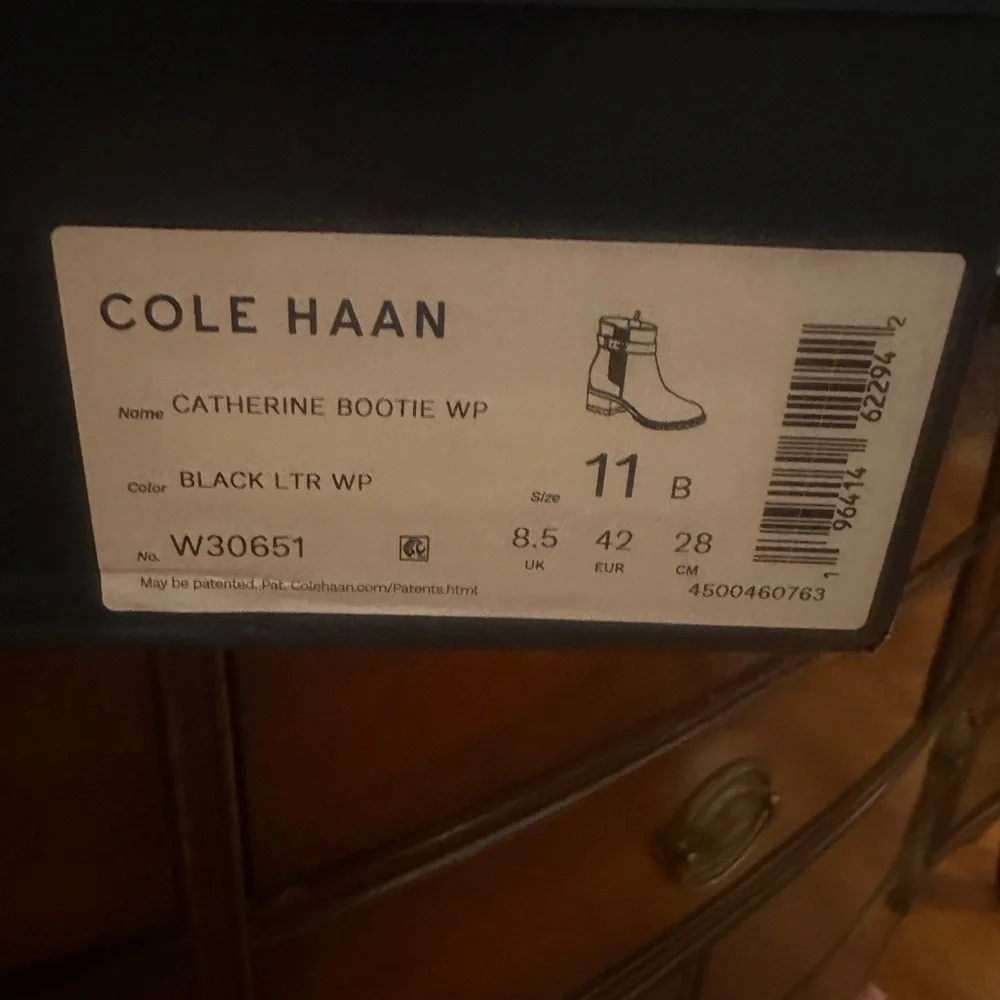 Women's Black Ankle Boots Cole Han - Picture 2 of 11